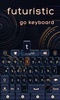 Futuristic GO Keyboard Theme screenshot 6
