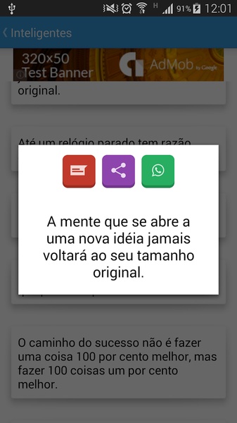 Mensagens Prontas - Preview 1