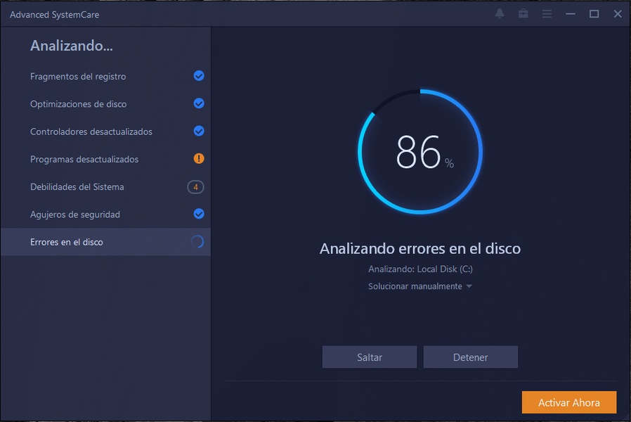 Limpiar, Acelerar y Optimizar PC, Advanced SystemCare Free