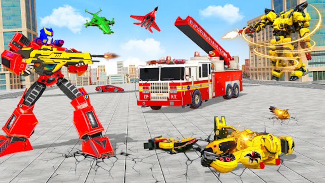Firefighter Robot Transforming - Preview 5