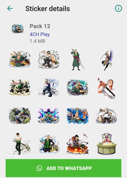 One Piece Stickers - WAStickerApps - Preview 1