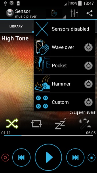 Sensor music player - Preview 4