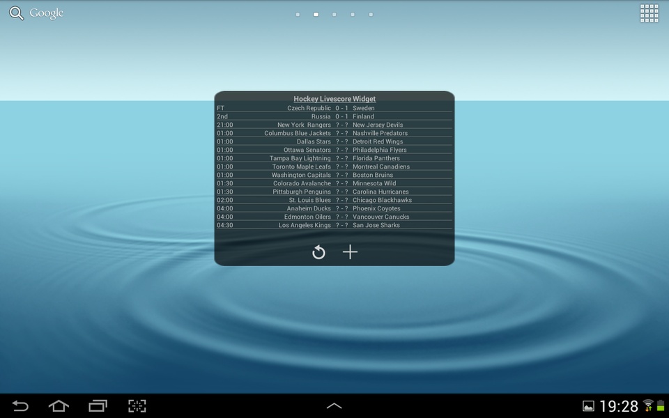 Hockey Livescore Widget - Preview 15