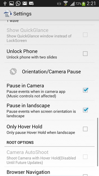 Hovering Controls - Preview 3
