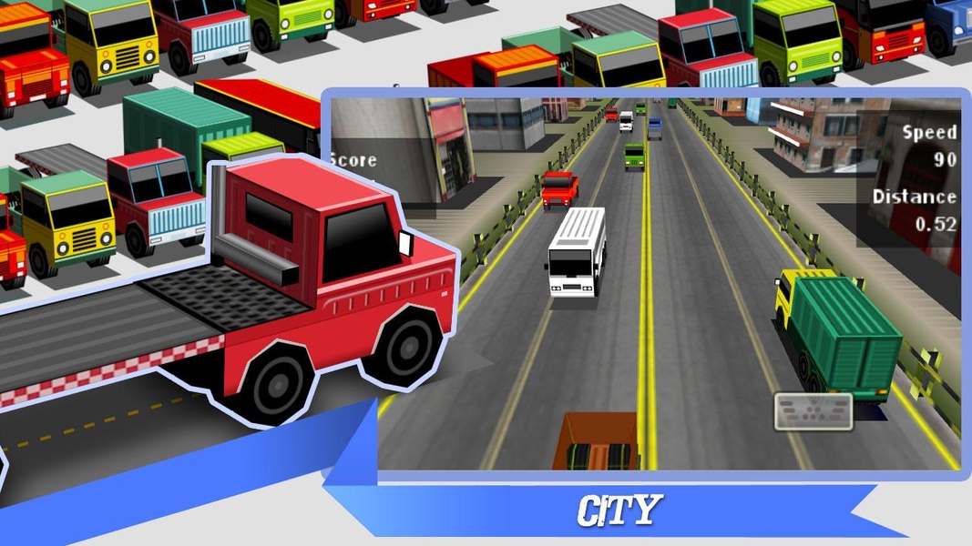 Truck Traffic Racing3D - Preview 3