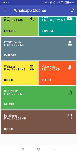 Whatsapp Cleaner - Free up memory - Preview 1