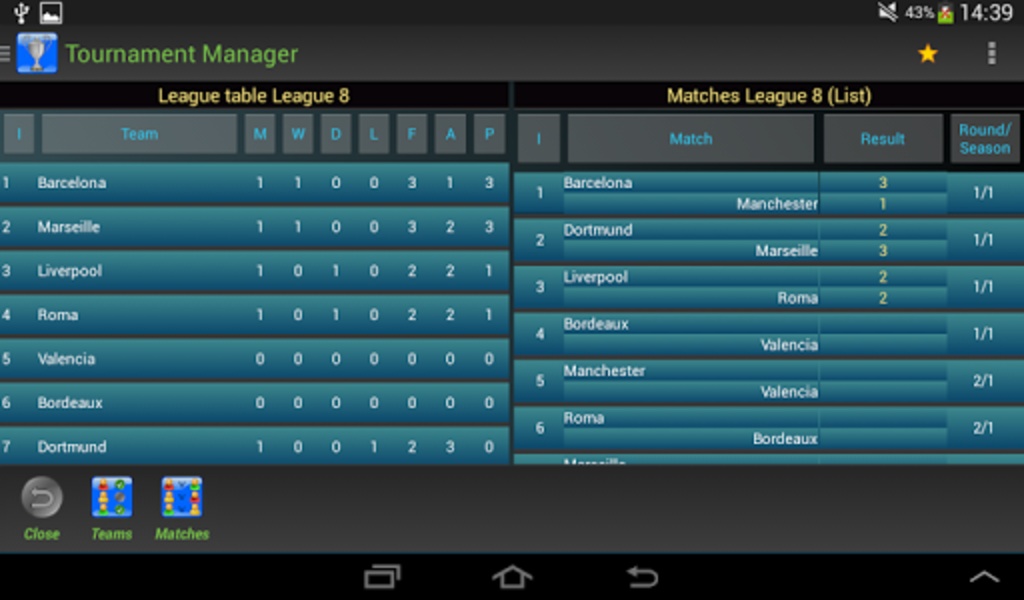 Tournament Manager - Preview 5