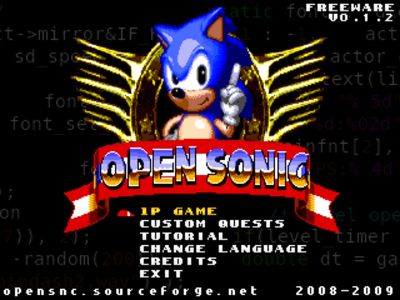 OpenSonic - Clone do jogo Sonic the Hedgehog para PC