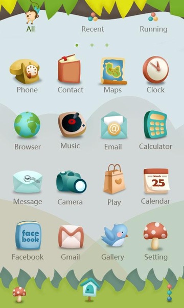 Zoo GOLauncher EX Theme - Preview 2