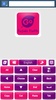 Fuchsia Purple Go Keyboard screenshot 2