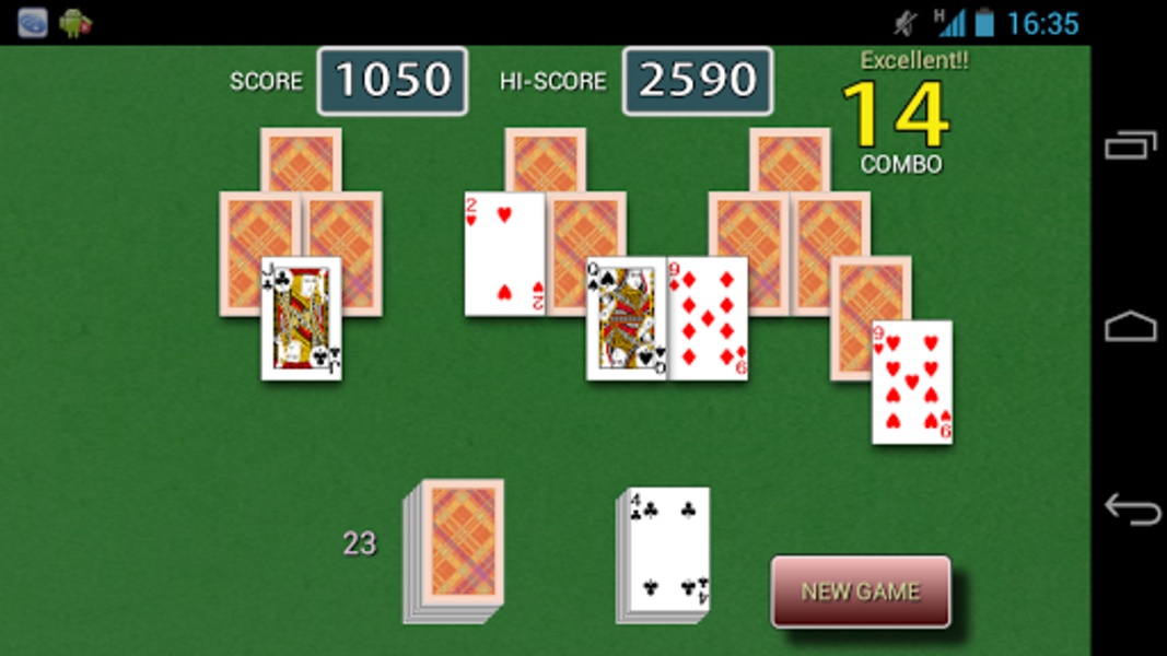 Tri Peaks Solitaire - Preview 1