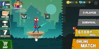 Spider Stickman Fighting screenshot 1
