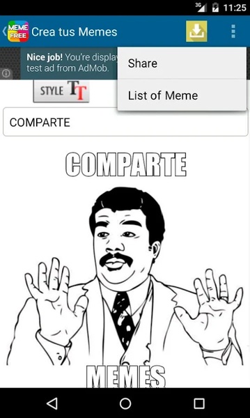 Tu Creador de Memes - Preview 1