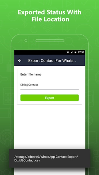 Export Contacts for WhatsApp - Preview 7