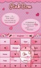 Pink Bow GO Keyboard Theme screenshot 3