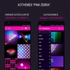 Pink Zebra SMS Theme screenshot 2