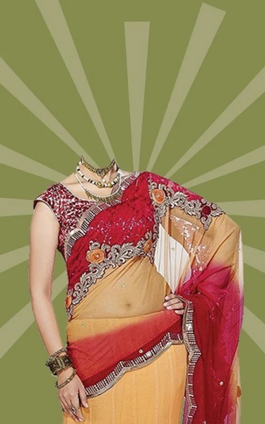 Indian Saree Photo Suit - Preview 4