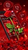 3D valentine love rose theme screenshot 2
