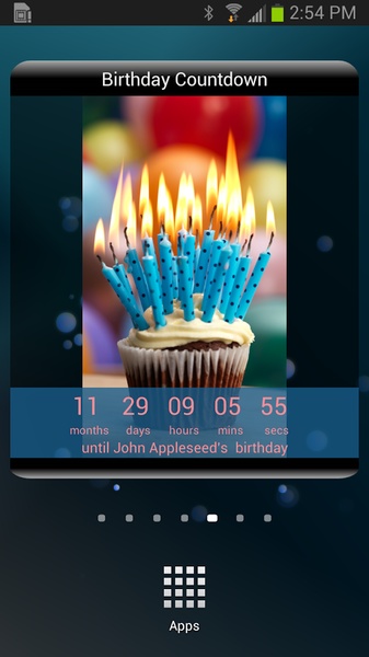 Birthday Countdown Widget - Preview 8