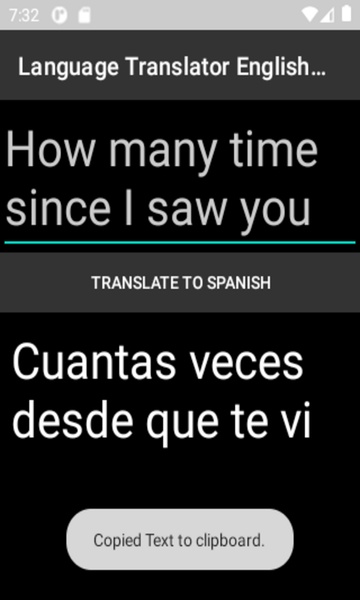 Language Translator English to Spanish - Preview 3