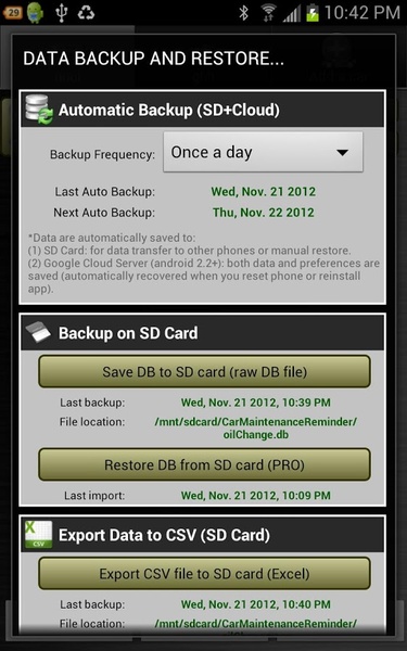 Car Maintenance Reminder Lite - Preview 7