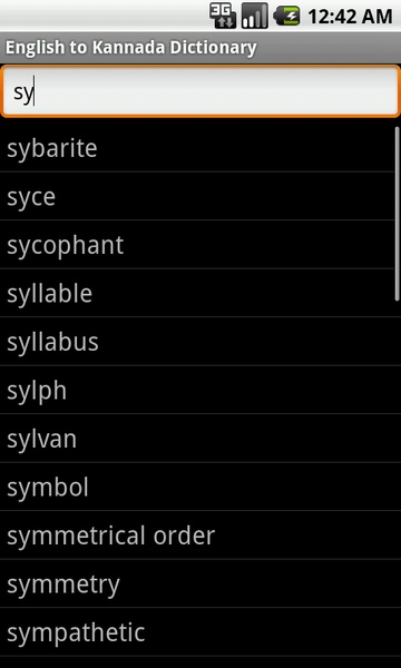 English to Kannada Dictionary - Preview 2