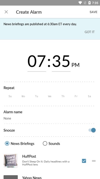 WakingNews Alarm Clock - Preview 3