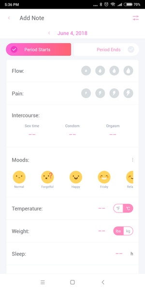 Period Tracker Luna, Period & Ovulation Calendar - Preview 4