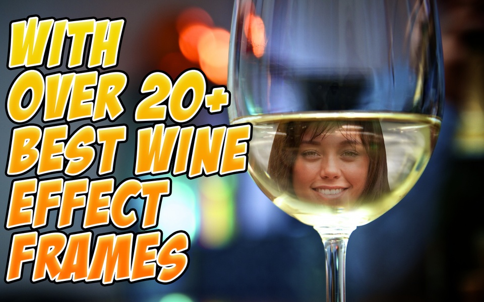 Wine Glass Photo Frame HD - Preview 4