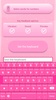 Pink Love Keyboard Theme screenshot 6