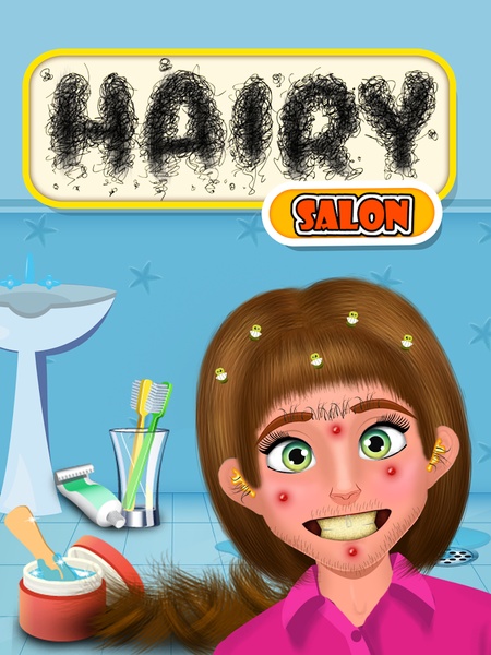 Hairy Salon - Face Makeover - Preview 15