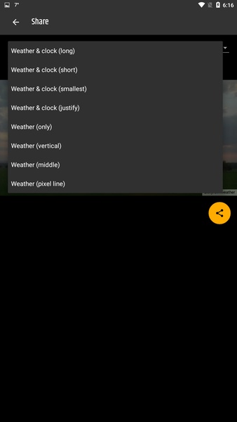 Simple weather & clock widget - Preview 8