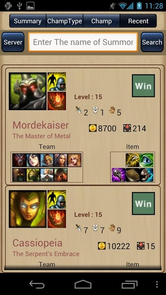 LoL Stats - Preview 2