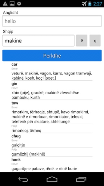 Fjalor Anglisht Shqip - Preview 1