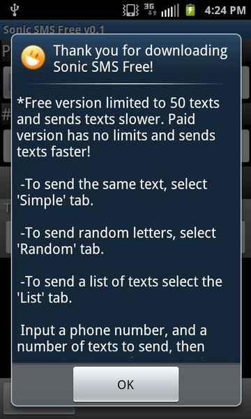 Sonic SMS Free - Preview 4