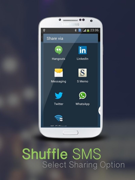 Shuffle SMS - Preview 1