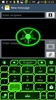 GO Keyboard Green Neon Theme screenshot 1