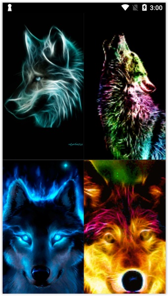 Neon Wolf Live Wallpapers - Preview 4
