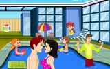 Fun Swimming Pool Love Kiss screenshot 4