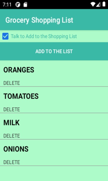 Grocery Shopping List - Preview 1