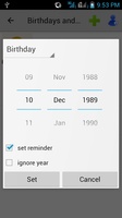 Birthdays & Other Events Reminder for Android 4