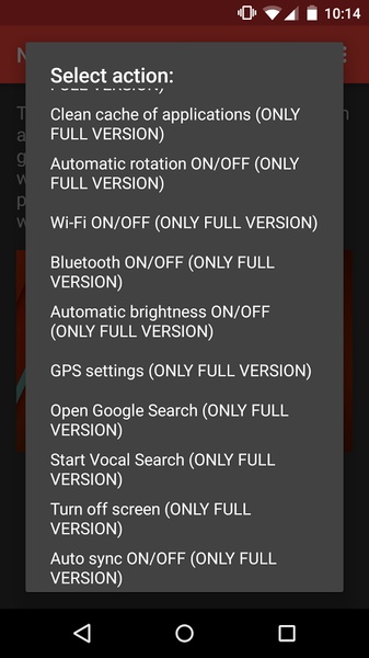 Now Gesture Tweaks Free - Preview 3