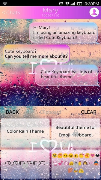 Color Rain Keyboard - Preview 2