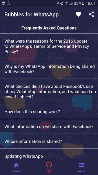 Bubbles for WhatsApp - Preview 1