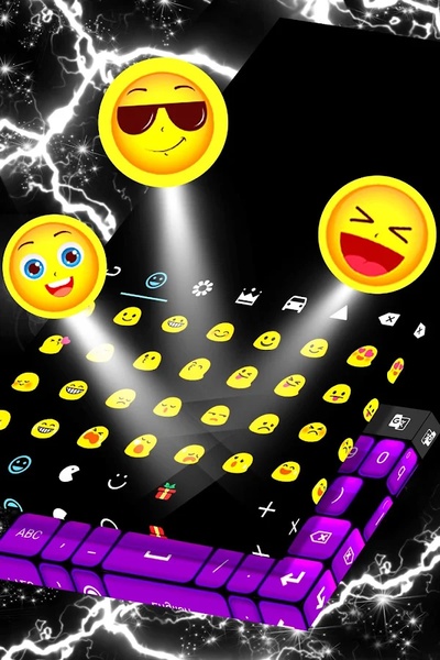 Keyboard Free Purple Theme - Preview 1