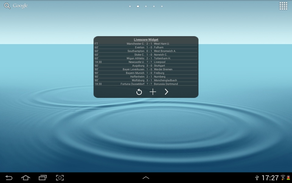 Livescore Widget - Preview 10