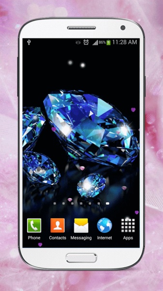 Shiny Diamonds Live Wallpaper - Preview 2