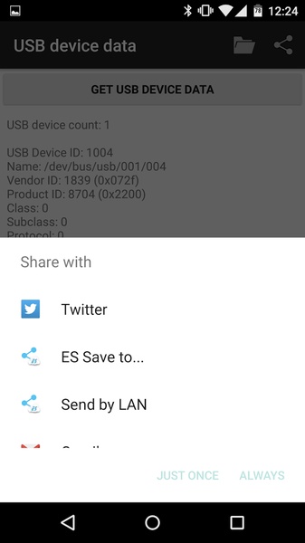 USB device data - Preview 1