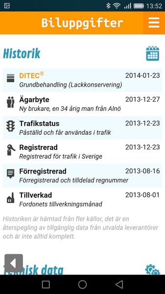 Biluppgifter - Preview 4