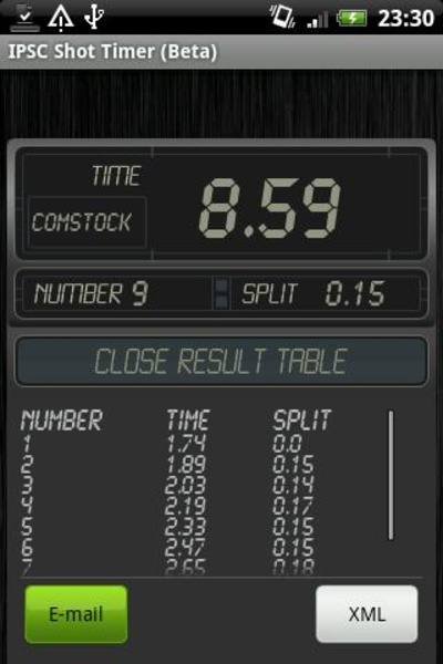 IPSC Shot Timer (Beta) - Preview 3